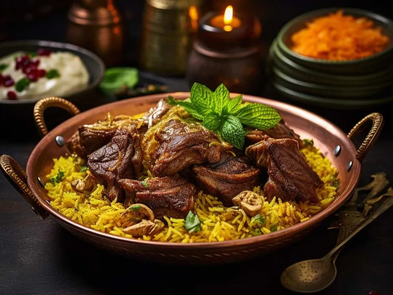 Kabsa — traditional MENA dish