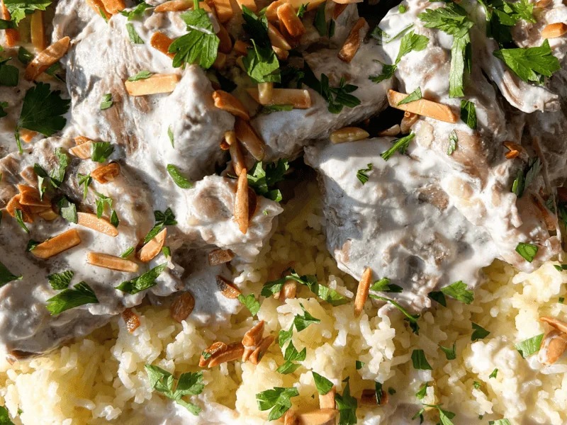 Mansaf — traditional MENA dish